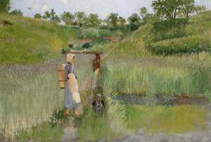 Un día de verano en Samois de Theodor von Hormann